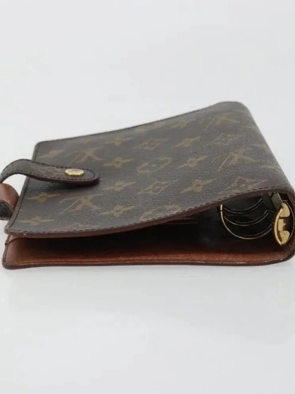 LOUIS VUITTON Monogram Agenda MM Day Planner Cover R20105 LV Auth BA12183A